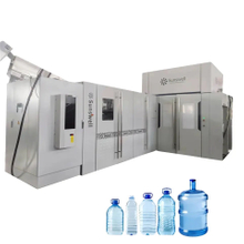 Machine de remplissage d'eau minérale combiblock de capsulage de remplissage par soufflage, machine de remplissage d'eau purifiée
