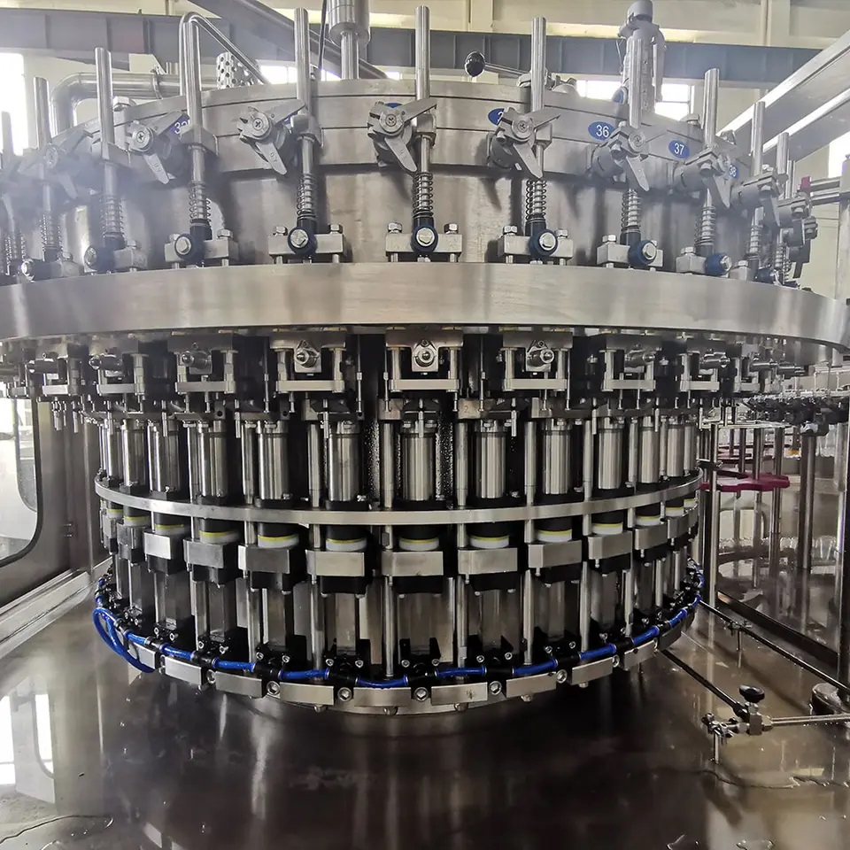 Ligne de production de boissons gazeuses de machine de remplissage de traitement de boissons gazeuses de bouteille d'ANIMAL FAMILIER