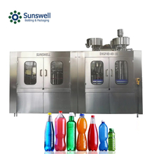Ligne de production de boissons gazeuses soda/machine d'embouteillage d'eau gazeuse machine de remplissage de boissons gazeuses